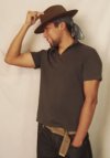 Leather hat