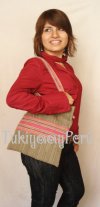 Ecological wool purse